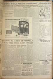 Página do jornal Correio do Ceará de fevereiro de 1949