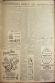 Página do jornal Correio do Ceará de fevereiro de 1949