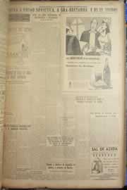 Página do jornal Correio do Ceará de fevereiro de 1949
