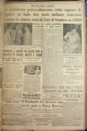 Página do jornal Correio do Ceará de fevereiro de 1949
