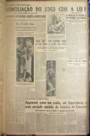Página do jornal Correio do Ceará de fevereiro de 1949