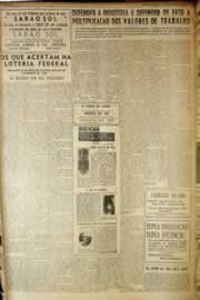 Página do jornal Correio do Ceará de fevereiro de 1949