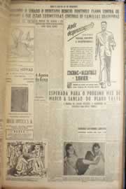 Página do jornal Correio do Ceará de fevereiro de 1949