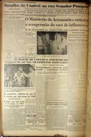Página do jornal Correio do Ceará de fevereiro de 1949