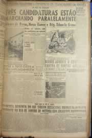 Página do jornal Correio do Ceará de fevereiro de 1949