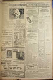 Página do jornal Correio do Ceará de fevereiro de 1949