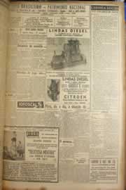 Página do jornal Correio do Ceará de março de 1949