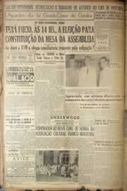 Página do jornal Correio do Ceará de março de 1949