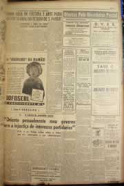 Página do jornal Correio do Ceará de março de 1949