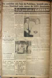Página do jornal Correio do Ceará de março de 1949