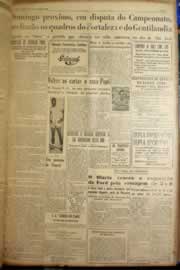Página do jornal Correio do Ceará de março de 1949
