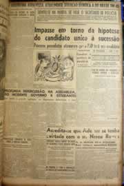 Página do jornal Correio do Ceará de março de 1949