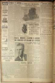 Página do jornal Correio do Ceará de março de 1949