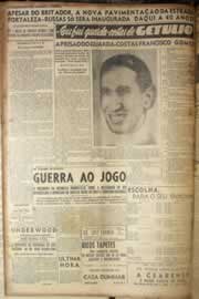 Página do jornal Correio do Ceará de março de 1949