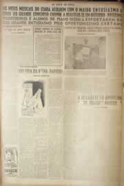 Página do jornal Correio do Ceará de abril de 1949