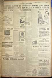 Página do jornal Correio do Ceará de abril de 1949