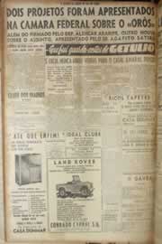 Página do jornal Correio do Ceará de abril de 1949