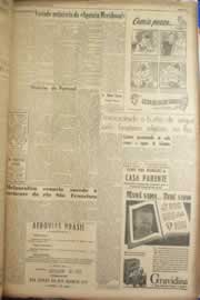 Página do jornal Correio do Ceará de abril de 1949