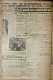 Página do jornal Correio do Ceará de abril de 1949