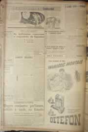 Página do jornal Correio do Ceará de abril de 1949