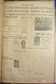 Página do jornal Correio do Ceará de abril de 1949