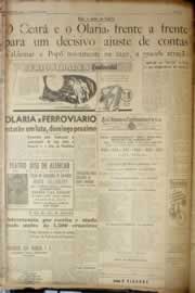 Página do jornal Correio do Ceará de abril de 1949