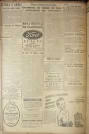 Página do jornal Correio do Ceará de abril de 1949