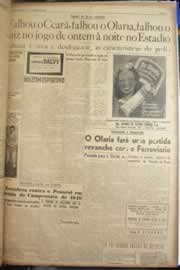 Página do jornal Correio do Ceará de abril de 1949
