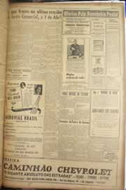Página do jornal Correio do Ceará de abril de 1949