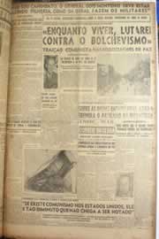 Página do jornal Correio do Ceará de abril de 1949