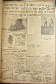 Página do jornal Correio do Ceará de abril de 1949