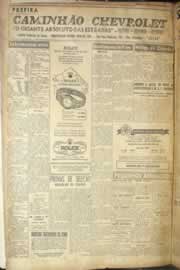 Página do jornal Correio do Ceará de maio de 1949