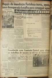 Página do jornal Correio do Ceará de maio de 1949