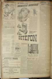 Página do jornal Correio do Ceará de maio de 1949