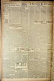 Página do jornal Correio do Ceará de maio de 1949