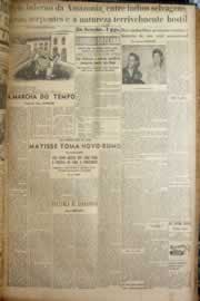 Página do jornal Correio do Ceará de maio de 1949