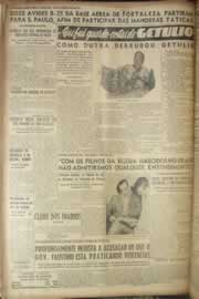 Página do jornal Correio do Ceará de maio de 1949