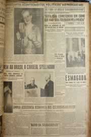 Página do jornal Correio do Ceará de maio de 1949