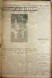 Página do jornal Correio do Ceará de maio de 1949
