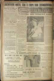 Página do jornal Correio do Ceará de maio de 1949