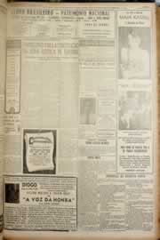 Página do jornal Correio do Ceará de maio de 1949