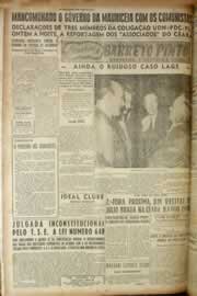 Página do jornal Correio do Ceará de junho de 1949