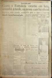 Página do jornal Correio do Ceará de junho de 1949