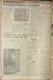 Página do jornal Correio do Ceará de junho de 1949