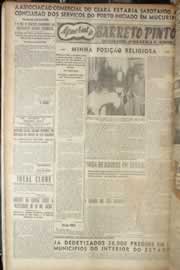 Página do jornal Correio do Ceará de junho de 1949