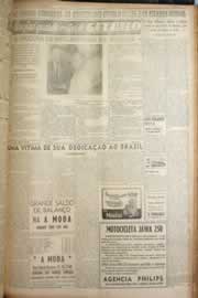 Página do jornal Correio do Ceará de junho de 1949