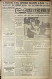 Página do jornal Correio do Ceará de junho de 1949