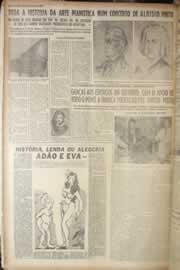 Página do jornal Correio do Ceará de junho de 1949