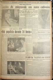 Página do jornal Correio do Ceará de julho de 1949