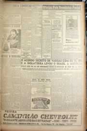 Página do jornal Correio do Ceará de julho de 1949